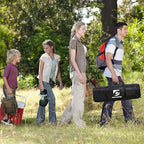 Large Beach Canopy Tent UPF 50+ 12x12 ft Waterproof & Rainproof Dome Sun Shelter for 8-10 Person with 2 Side Walls, Perfect for Camping, Backyard, Fishing, Parties, Picnics