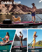 DAMA 11'*34"*6" Stand Up Paddle Board, Inflatable Paddle Board,Inflatable Paddle Boards for Adults w/a Wide, Smooth and Non Slip Deck, Versatile Styles, Suitable for Adults