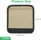 uxcell 3 Pcs Luggage Handle Wrap for Suitcase, Neoprene Handbag Grip Cover Protector Luggage Identifiers Suitcase Handle Wraps for Luggage Shopping Bag Travel Bags, Dark Khaki