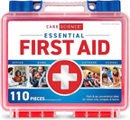 Care Science First Aid Kit, 110 Pieces | Professional Use for Travel, Work, School, Home, Car, Emergency, Survival, Camping, Hiking, and More