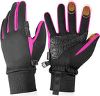 Sukeen Winter Gloves Men Women, Touchscreen Anti-Slip Warm Mens Gloves for Running Driving Cycling Hiking Biking Outdoor