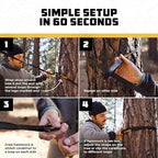 Wise Owl Outfitters Single Hammock & Rain Fly Bundle – Orange Lightweight Camping Hammock with Tree Straps & Waterproof Tarp for Hiking & Outdoor Shelter