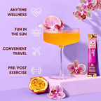 IQMIX Hydration Electrolyte Powder – 4-in-1 Formula for Hydration, Mental Clarity, Mood and Recovery – Sugar-Free Drink Mix, Keto, Magnesium L-Threonate, Lion’s Mane – 40 Count Passion Fruit