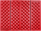 AceCamp 3940 Portable Lightweight Mini Waterproof Folding Mat, Foam Sitting Pad for Outdoor Activities, Foldable Kneeling and Seat Cushion for Comfort, Red
