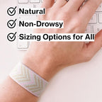 Blisslets Acupressure Relief Band - Cartagena Collection - Parentage (Rosewater/Camel, Large - 6 3/4" - 7 1/2")