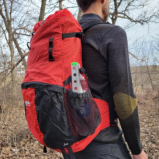 Ultralight Backpacking Trowel, 0.48 oz (13.5g) Neon Green