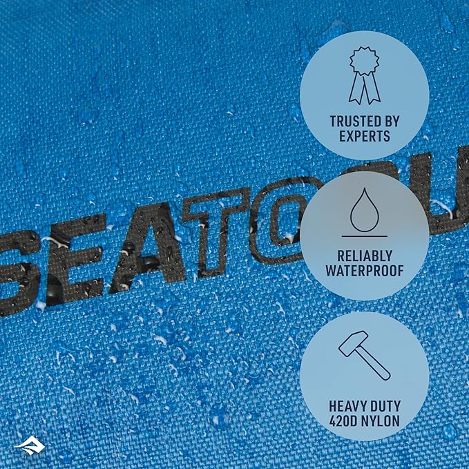 Sea to Summit Big River Dry Bag, Heavy-Duty Dry Storage, 5 Liter, Surf Blue