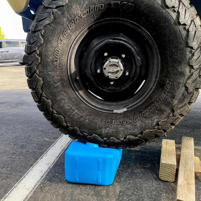 AquaBrick Emergency Water Storage Containers w Ventless Spigot Cap, Leak Proof Guaranteed Portable Stackable - holds 3 Gal, Long Term Food Storage holds 20 lbs, 2 Cont PK + Spigot