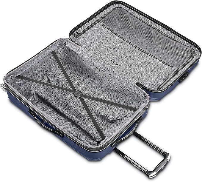 Samsonite Centric 2 Hardside Expandable Luggage with Spinners | True Navy | 2PC SET (Carry-on/Medium)