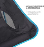 Helinox Sunset Chair Lightweight High-Back Collapsible Camping Chair Black, 3.4Ibs Outdoor Chairs, Picnic Chair, Portable Camping Chair, with Side Pockets