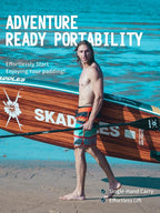 11' Inflatable Stand Up Paddle Board – Extra Wide SUP for Adults & Kids of All Skill Levels, Stable Paddleboard with Pump, Fins, Backpack, Accessories & Waterproof Phone Pouch