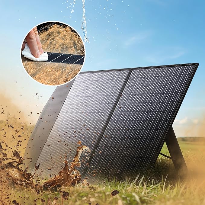 ALLPOWERS 100W Portable Solar Panel, 18V Lightweight SP027 Foldable Solar Charger for Portable Power Station, 23% High Efficiency IP67 Waterproof, for PRV, Camping, Home, Off Grid