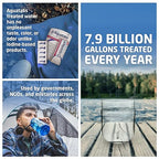 Aquatabs 49mg Water Purification Tablets (30 Pack). Water Filtration System for Hiking, Backpacking, Camping, Emergencies, Survival, and Home-Use. Easy to Use Treatment and Disinfection.