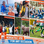 1 Pack Large Air Horn for Safety 3.5oz, 122dB Very Loud Marine Air Horn for Boat, Coast Guard Approved, Great for Boat & Marine Safety, Sporting Events, Travels, Hiking (Orange)