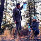 SimPure Gravity Water Filter, Portable Gravity-Fed Water Purifier with 3L Bag, Tree Strap, BPA Free Survival Gear and Equipment for Camping Hiking Emergency Preparedness