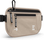 Money Belt for Secure Travel - RFID Blocking Slim Passport Holder - Hidden Waist Pouch for Cash, Credit Cards, Documents - Concealable Under Clothes, Water-Resistant Slim Fanny Pack for Men and Women
