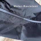 Travel Shoe Bags, Set of 12, Large Oxford Fabric Storage Bags with Zipper and Handle, Water-Resistant Pouches (Black)
