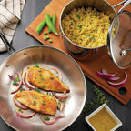 Tramontina Tri-Ply Clad Stainless Steel 8-Piece Cookware Set with Glass Lids, Pots and Pans Kitchen Set, Induction-Ready, Dishwasher-Safe, Made in Brazil