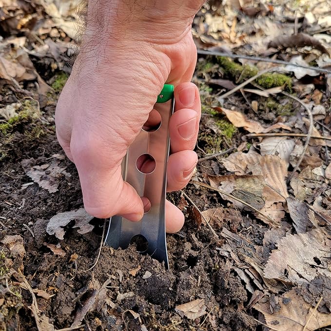 Ultralight Backpacking Trowel, 0.48 oz (13.5g) Grass Green