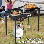 Vivicreate High Pressure Propane Gas Regulator 20 PSIG Outdoor Camping BBQ Grill Stove Burner Estufas de Gas para Cocinar Afuera Es gas propano