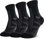 Hylaea Quarter Athletic Running Socks No Blister, Cushion Moisture Wicking Socks for Cycling Sport
