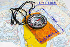 TurnOnSport Orienteering Compass - Advanced Scout Compass for Hiking, Camping, and Backpacking - Best Survival Gifts for Kids