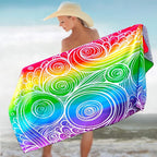 Elite Trend Microfiber Beach Towel - Extra Large 78x35 Inch Sand Free Quick Dry for Travel, Swimming, Pool, Yoga, Hiking, Camping – Lightweight Fast Drying Microfiber Towel Compact for Adults
