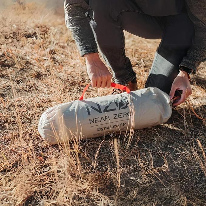 Near Zero 1-3 Person Ultralight Backpacking Tents, up to 2 Doors, 20D Ripstop Waterproof Sealed Nylon, Freestanding, Rainfly, 3 Season, with Lightweight Aluminum Frame. Easy Setup System