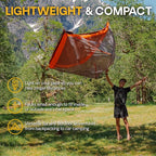 Featherstone Backpacking Tent Lightweight for 3-Season Outdoor Camping, Hiking, and Biking - Includes Footprint & Mesh Gear Loft - Freestanding Tents with Ultralight Fly-Footprint Capability