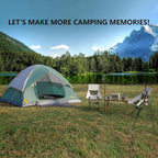2-12 Person Tents for Camping Waterproof, Backpack Double Layer Tents, Perfect Picnics, Fishing and Backyard Camping
