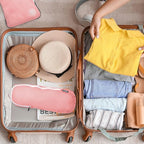 Large Compression Packing Cubes for Travel-Packing Cube Luggage Organizers 7 Piece Set for Checked Luggage-Ultralight, Expandable/Compression Bags by TRIPPED Travel Gear (Dusty Rose)