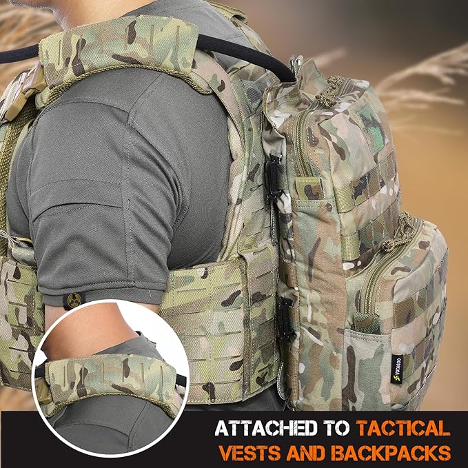 Tactical Molle Hydration Pack 3L Hydration Carrier Pack Water Reservoir Bag for Molle Vest Backpack