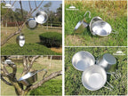 CAMPINGMOON 2pcs/4pcs Set Stainless Steel Camping Sierra Cup 310ml (4pcs Set)