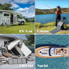 PPQ 40W Portable Solar Panel Kit 18V/2.2A,3lb Foldable Briefcase Solar Charger w/ 24% Efficiency,2 Cables & 14 Outputs for All Phones, Pads, Camping Power Banks, IP67 Waterproof