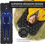 POWERLIX Ultralight Sleeping Pad for Camping with Inflating Bag– Compact Lightweight Camping Mat, Outdoor Backpacking Hiking Traveling Airpad Camping Air Mattress Sleeping Mat