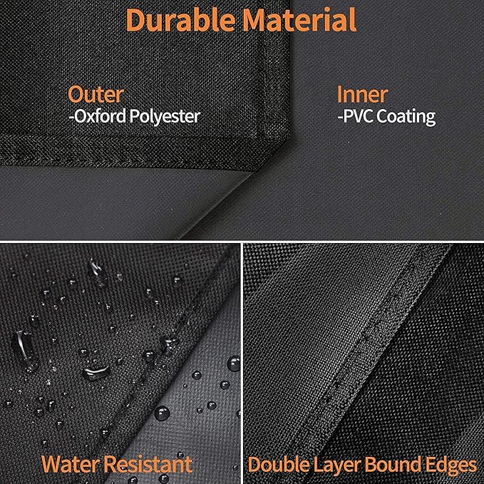 Heavy-Duty Patio Cover Fits Camp Chef 3 Burners Stove PRO90, SPG90B, TB90LW, TB90LWG, TB90LWG15