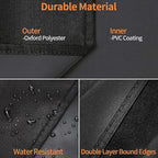 ZBXFCSH Heavy Duty Full-Length Grill Cover Fits Camp Chef Patio Cover DLX 24", SmokePro 24", PG24, PG24B, PG24LS, PG24S, PG24SE, PG24LTD,PG24WWS, PG24WWSS, Black