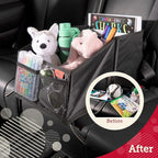 Lusso Gear Car Seat Organizer for Front or Backseat - Great for Adults & Kids, Features 9 Storage Compartments for Toys, Magazines, Tissues, Maps, Books, Documents, Games & More (Planets)
