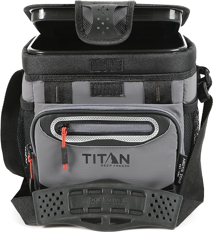 Titan by Arctic Zone Deep Freeze Cooler - Zipperless Hardbody Cooler - Deep Freeze Insulation, HardBody Liner, and SmartShelf