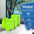 4-Piece Deluxe Compression Packing Cubes Travel - Maximize Space In Luggage With Double Capacity Design, Luxury Compressible Packing Cubes For Travel, Large, Small, & Medium Set