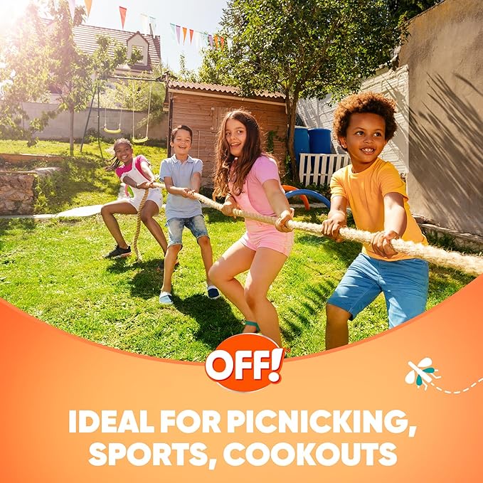 OFF! Family Care Insect & Mosquito Repellent Spritz, Bug Spray Containing 7% DEET, Unscented Repellent with Aloe Vera Protects Against Mosquitoes, 9 Oz