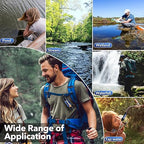 Water Filter Straw - Personal Water Purifier, Camping Water Filtration System, Straw Water Purification - Outdoor Emergency and Survival Gear for Hiking, Camping and Travel (2pcs)