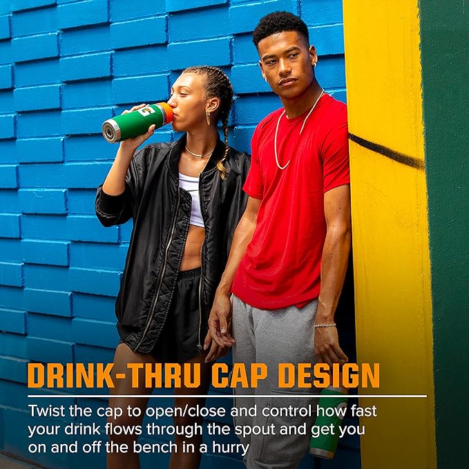 Gatorade Stainless Steel Sport Bottle, 26oz, Double-Wall Insulation