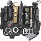 Gifts for Men Dad Him Birthday Christmas Fathers Day, Cool Gadget/Survival Gear and Equipment, Unique Camping Hunting Hiking Outdoor Gear, Gift Idea for Valentines Day Boyfriend Boys Stocking Stuffer