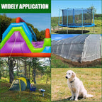 Lasnten 6 Pcs 30 Inch Heavy Duty Ground Anchor Spiral Blade Earth Anchor Kit Metal Anchor Hook Beach Sand Stakes Camping for Securing Animals, Shelters, Tents, Canopies (Orange)