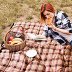 REDCAMP Cotton Flannel Sleeping Bag for Camping Backpacking, Adults Cold Weather Envelope Sleeping Bags with 2/3/4/6lbs Filling