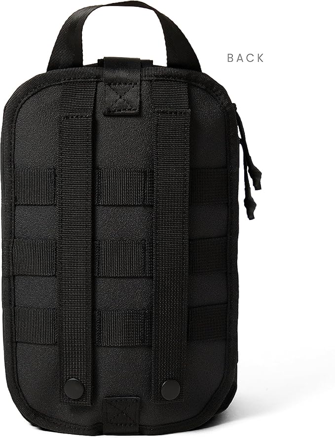 MY MEDIC MyFAK Standard Ifak First Aid Kit - 132 Life Saving Trauma and Medical Items - HSA FSA Eligible Survival Kit for Camping or Your Car - Black