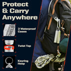 Compressed Towel Tablets - 100% Bamboo Camping Toilet Paper Tablets, Great for Hiking, Travel and Backpacking - Disposable Washcloths, Body Wipes, Paper Towel Coin Tissue - 100/250/500 Pack