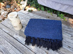Open Road Goods Solid Color Mexican Yoga Blanket – Large Handwoven Throw for Yoga, Beach, Camping or Home – Soft and Durable Cotton Blend