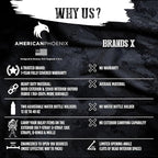 AMERICANPHOENIX 45L Elite Tactical Backpack | 3X Stronger Work & Military Backpack | Water Resistant and Heavy Duty | 3 Day MOLLE Bug Out Bag (Sand Storm)